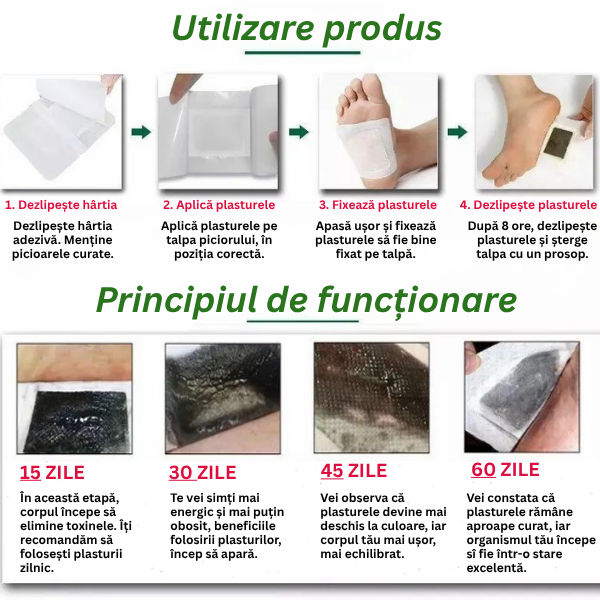 Plasturi KINOKI Detoxifiere